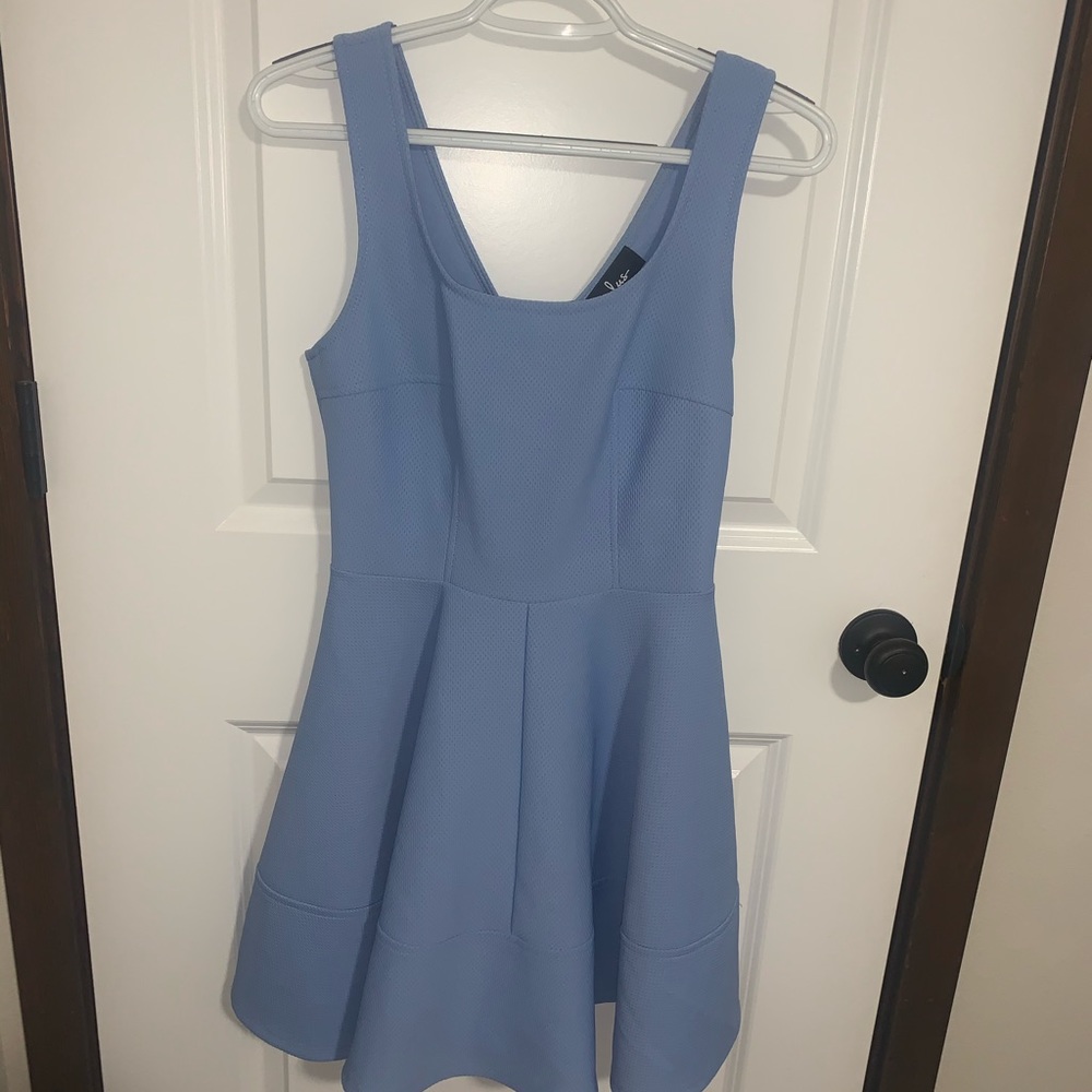Periwinkle blue lulus dress
